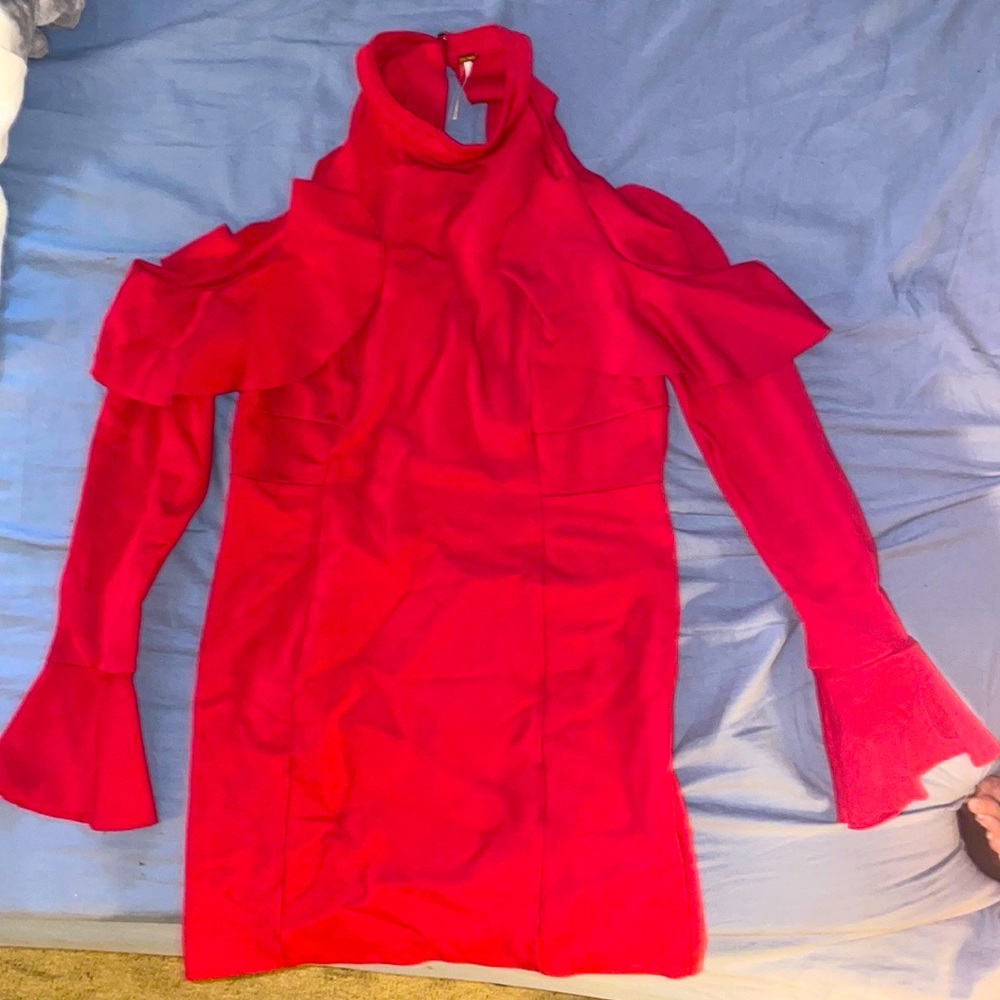 Free People red mini dress